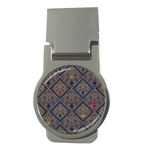 Pattern Seamless Antique Luxury Money Clips (Round)  from ArtsNow.com Front