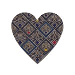 Pattern Seamless Antique Luxury Heart Magnet