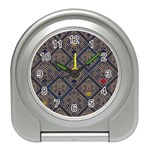 Pattern Seamless Antique Luxury Travel Alarm Clock