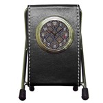 Pattern Seamless Antique Luxury Pen Holder Desk Clock