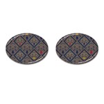 Pattern Seamless Antique Luxury Cufflinks (Oval)