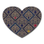 Pattern Seamless Antique Luxury Heart Mousepad