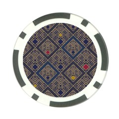 Pattern Seamless Antique Luxury Poker Chip Card Guard from ArtsNow.com Front