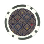 Pattern Seamless Antique Luxury Poker Chip Card Guard