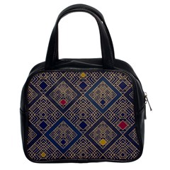 Pattern Seamless Antique Luxury Classic Handbag (Two Sides) from ArtsNow.com Front