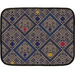 Pattern Seamless Antique Luxury Fleece Blanket (Mini)