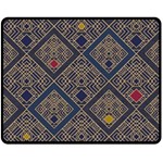 Pattern Seamless Antique Luxury Fleece Blanket (Medium)