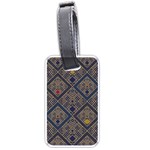 Pattern Seamless Antique Luxury Luggage Tag (one side)