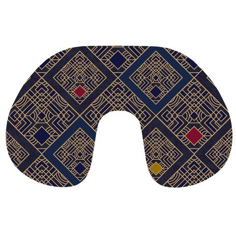 Pattern Seamless Antique Luxury Travel Neck Pillow from ArtsNow.com Front