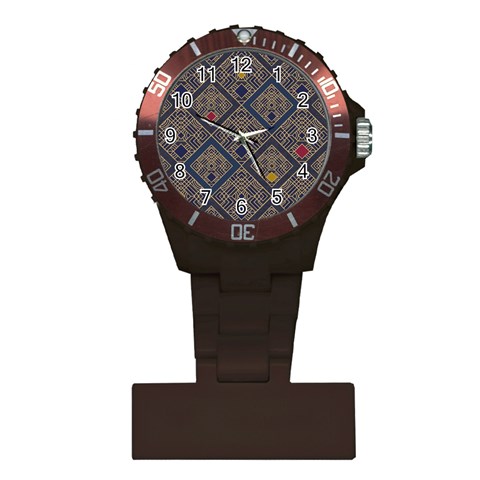 Pattern Seamless Antique Luxury Plastic Nurses Watch from ArtsNow.com Front