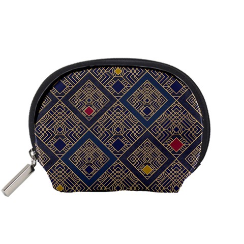 Pattern Seamless Antique Luxury Accessory Pouch (Small) from ArtsNow.com Front