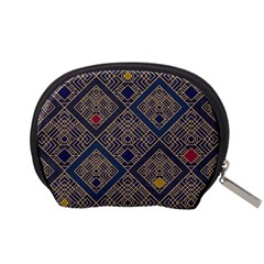 Pattern Seamless Antique Luxury Accessory Pouch (Small) from ArtsNow.com Back