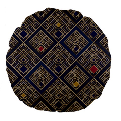 Pattern Seamless Antique Luxury Large 18  Premium Flano Round Cushions from ArtsNow.com Front