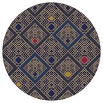 Pattern Seamless Antique Luxury Round Trivet