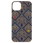 Pattern Seamless Antique Luxury iPhone 14 Plus Black UV Print Case