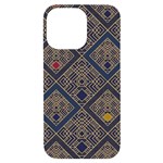 Pattern Seamless Antique Luxury iPhone 14 Pro Max Black UV Print Case