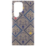 Pattern Seamless Antique Luxury Samsung Galaxy S24 Ultra 6.9 Inch Black TPU UV Case