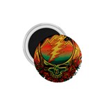 Grateful Steal Your Face Deadhead Hippie Logo Symbol 1.75  Magnets