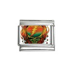 Grateful Steal Your Face Deadhead Hippie Logo Symbol Italian Charm (9mm)