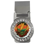 Grateful Steal Your Face Deadhead Hippie Logo Symbol Money Clips (CZ) 