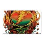 Grateful Steal Your Face Deadhead Hippie Logo Symbol Magnet (Rectangular)