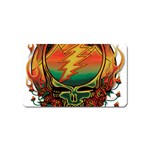 Grateful Steal Your Face Deadhead Hippie Logo Symbol Magnet (Name Card)