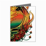 Grateful Steal Your Face Deadhead Hippie Logo Symbol Mini Greeting Card