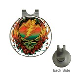 Grateful Steal Your Face Deadhead Hippie Logo Symbol Hat Clips with Golf Markers