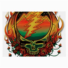 Grateful Steal Your Face Deadhead Hippie Logo Symbol Large Glasses Cloth (2 Sides) from ArtsNow.com Front