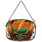 Grateful Steal Your Face Deadhead Hippie Logo Symbol Chain Purse (Two Sides)