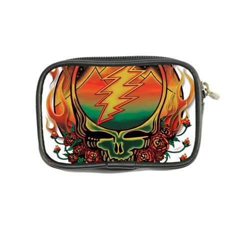 Grateful Steal Your Face Deadhead Hippie Logo Symbol Coin Purse from ArtsNow.com Back