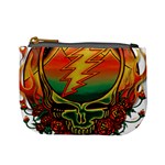 Grateful Steal Your Face Deadhead Hippie Logo Symbol Mini Coin Purse