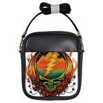 Grateful Steal Your Face Deadhead Hippie Logo Symbol Girls Sling Bag