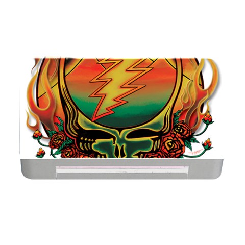 Grateful Steal Your Face Deadhead Hippie Logo Symbol Memory Card Reader with CF from ArtsNow.com Front