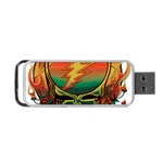 Grateful Steal Your Face Deadhead Hippie Logo Symbol Portable USB Flash (Two Sides)