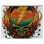 Grateful Steal Your Face Deadhead Hippie Logo Symbol Cosmetic Bag (XXXL)