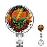 Grateful Steal Your Face Deadhead Hippie Logo Symbol Stainless Steel Nurses Watch