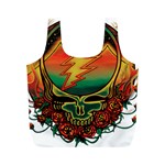 Grateful Steal Your Face Deadhead Hippie Logo Symbol Full Print Recycle Bag (M)