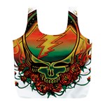 Grateful Steal Your Face Deadhead Hippie Logo Symbol Full Print Recycle Bag (L)