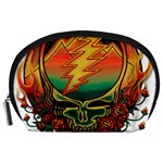 Grateful Steal Your Face Deadhead Hippie Logo Symbol Accessory Pouch (Large)