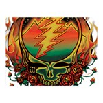 Grateful Steal Your Face Deadhead Hippie Logo Symbol Two Sides Premium Plush Fleece Blanket (Mini)