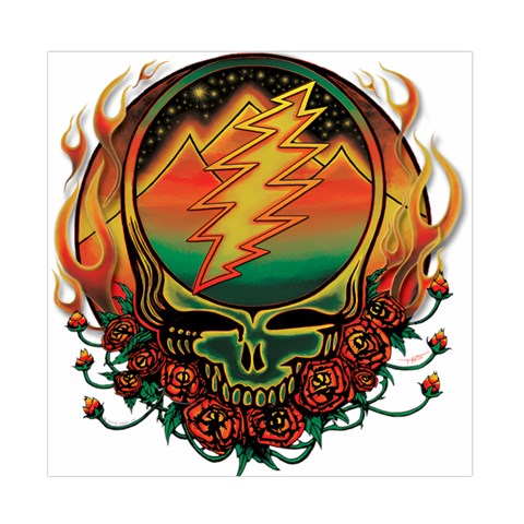 Grateful Steal Your Face Deadhead Hippie Logo Symbol Duvet Cover Double Side (Full/ Double Size) from ArtsNow.com Front