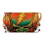 Grateful Steal Your Face Deadhead Hippie Logo Symbol Satin Wrap 35  x 70 