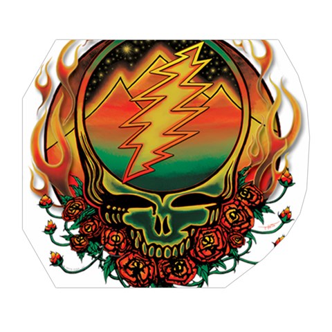 Grateful Steal Your Face Deadhead Hippie Logo Symbol Belt Pouch Bag (Small) from ArtsNow.com Tape