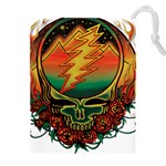 Grateful Steal Your Face Deadhead Hippie Logo Symbol Drawstring Pouch (4XL)