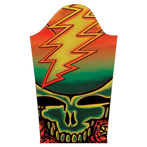 Grateful Steal Your Face Deadhead Hippie Logo Symbol Kids  Long Sleeve Velvet Lounge Robe from ArtsNow.com Sleeve Right