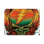 Grateful Steal Your Face Deadhead Hippie Logo Symbol Premium Plush Fleece Blanket (Mini)