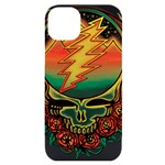 Grateful Steal Your Face Deadhead Hippie Logo Symbol iPhone 14 Plus Black UV Print Case