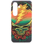 Grateful Steal Your Face Deadhead Hippie Logo Symbol Samsung Galaxy S24 6.2 Inch Black TPU UV Case