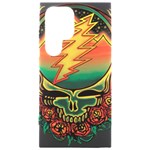 Grateful Steal Your Face Deadhead Hippie Logo Symbol Samsung Galaxy S24 Ultra 6.9 Inch Black TPU UV Case